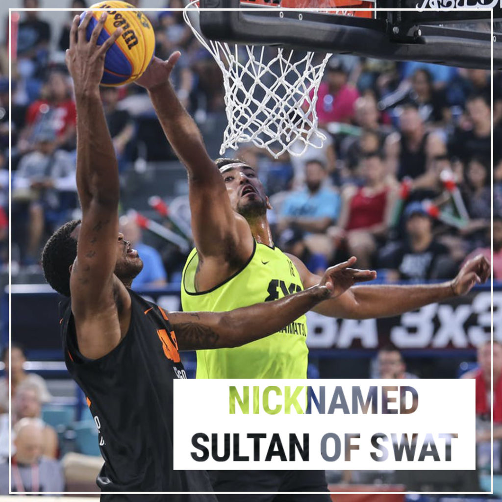 Amjyot Singh Gill aka Sultan of Swat in action for Team Hamamatsu in FIBA 3x3