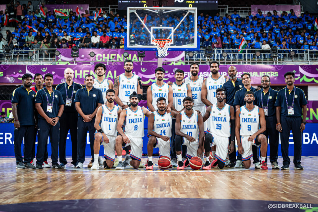 Indian National Basketball Team at the FIBA Asia Cup