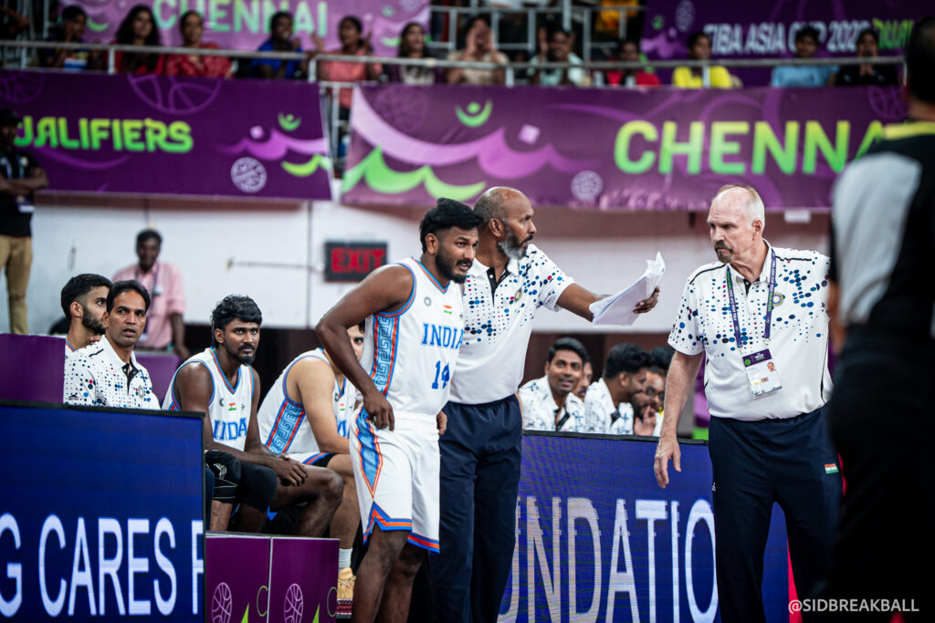 Coach RL Prasad Gutunpalli with Baladhaneshwar Poiyamozhi and Coach Scott Flemming