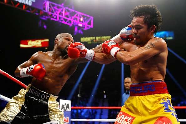 Floyd Mayweather Jr and Manny Pacquiao
